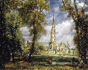 John Constable Salisbury Cathedral from the Bishop s Grounds Spain oil painting artist